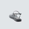 Glory Minimalist Strappy Womens Sandals – Sleek Adjustable Back Strap Flat Sandals for Women