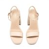 Heels for Women Block Chunky Platform High Heels Open Toe GISELLE Fashion Wedding Party Evening Prom Dance Ankle Strap Dress