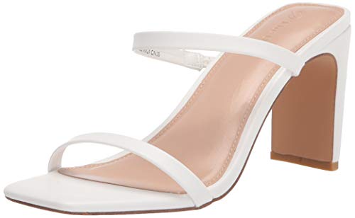 Women's Avery Square Toe Two Strap High Heeled Sandal