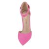 Oppointed-Ankle Women's Pointed Toe Ankle Strap D'Orsay High Heel Stiletto Pumps Shoes