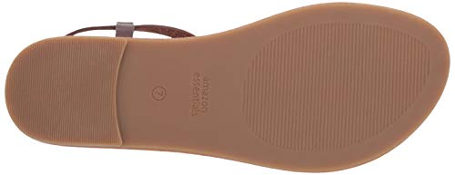 Women's Casual Thong Sandal with Ankle Strap