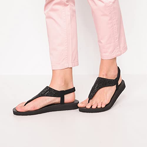 Women's Meditation - Rock Crown Flats Sandals