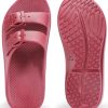 Women and Men Wide Width Recovery Sandals Plantar Fasciitis Arch Support Orthotic Slides Adjustable Double Buckle Thick Sole