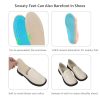 2 Pairs Pigskin Sockless Insoles|Barefoot Cushion Pads|Absorbs Sweat & Controls Odor|Wear Without Socks|Extra Thin Dress Shoes