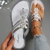 Women's Flat Sandals Flip Flop Sandals Summer Slip on Dressy Thong Sandal