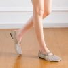 Mesh Ballet Flats for Women Adjustable Strap Mary Jane Flats Casual Office Shoes