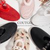 Womens Mesh Ballet Flats Mary Jane Fishnet Ballerina Buckle Strap Comfortable Causal Dress Shoes