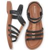 Womens Sandals Flats Shoes - Comfortable Summer Dressy Casual Ankle Elastic Slip on Walking Beach Sandal